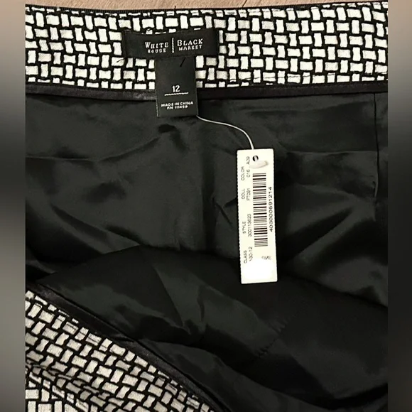 CLASSIC BEAUTIFUL SKIRT WHBM PRINT STRAIGHT SKIRT - Picture 2 of 8